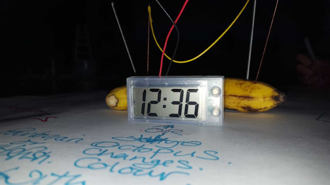 The banana clock at the heart of the Future Machine
