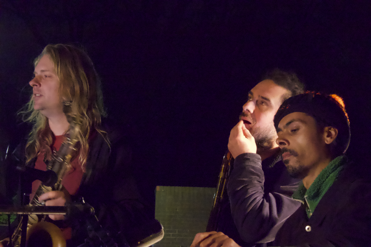 Dave on the saxophone