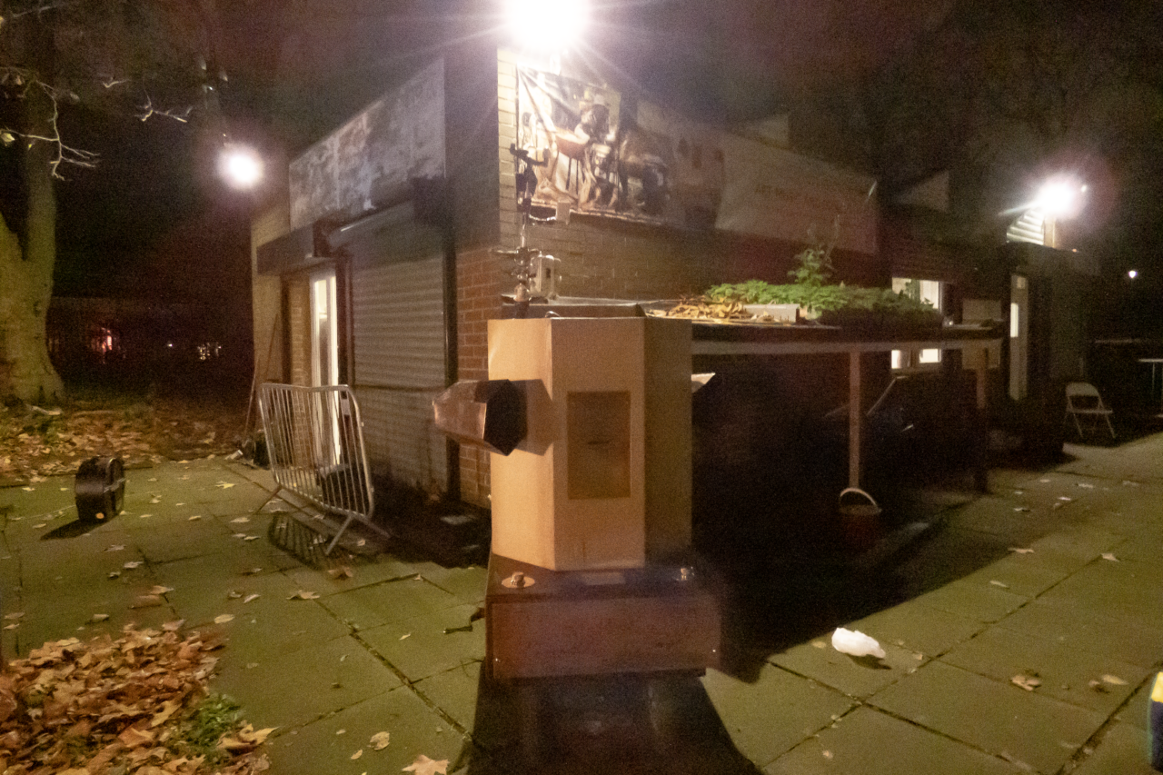 Future Machine outside the Commons in Finsbury Park